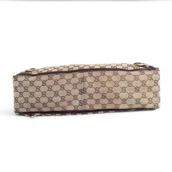 Gucci Brown Monogram Tote Bag with COA - Picture 7 of 17